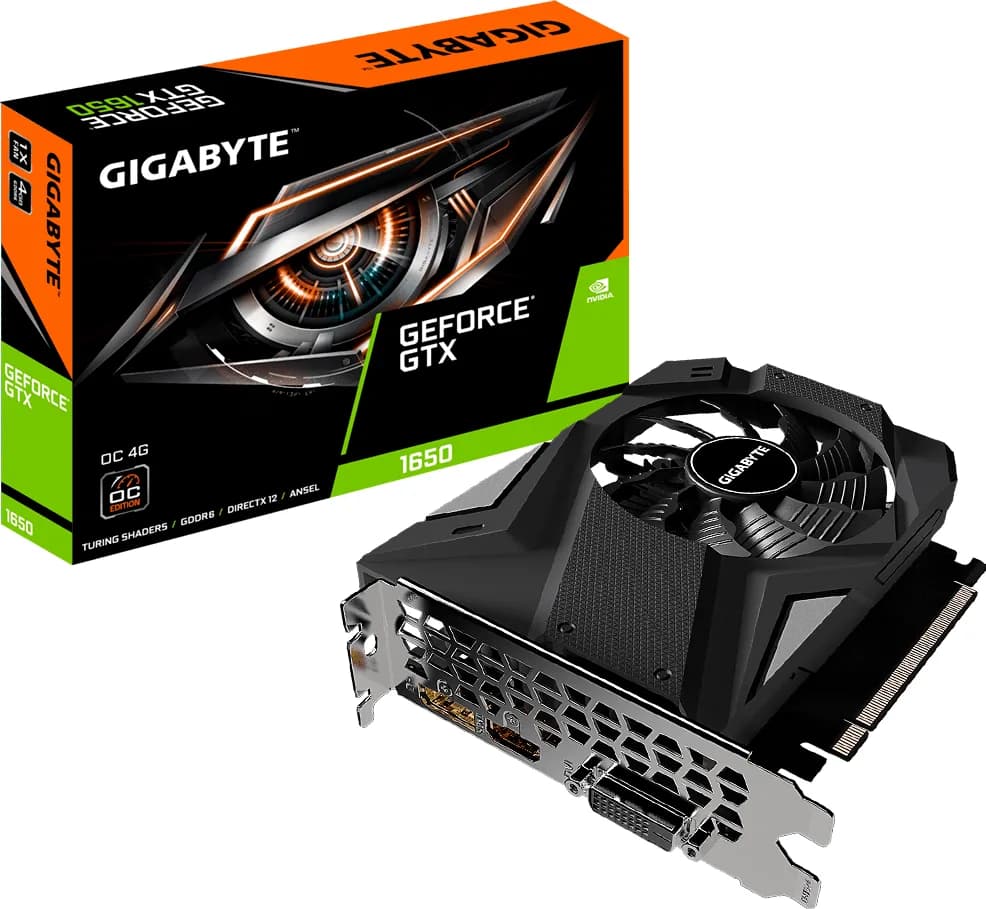 Tarjeta de Video Gigabyte GTX 1650 D6 4GB
