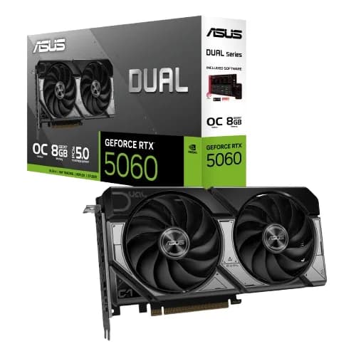 TARJETA DE VIDEO, ASUS DUAL OC RTX 5060 8GB GDDR7 OC