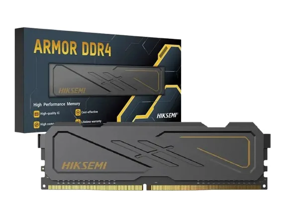 MEMORIA RAM, HIKSEMI, ARMOR, 16GB 2666MHZ DDR4 CL19 NEGRO