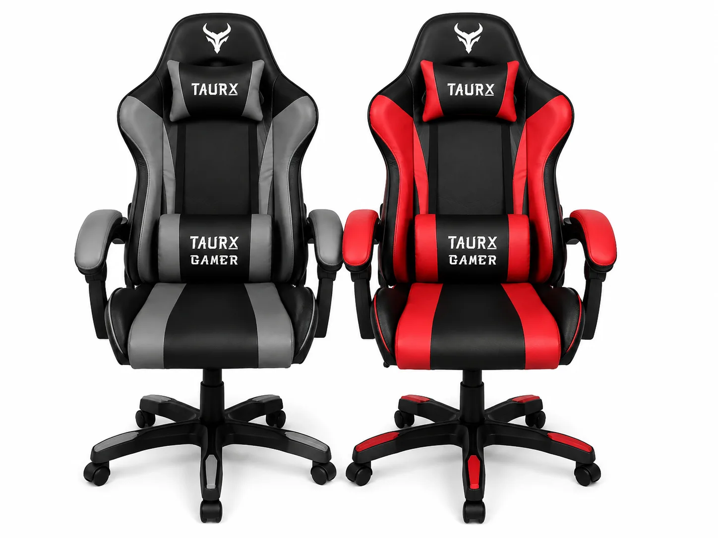 SILLA TAURIX GAMER CON SOPORTE LUMBAR