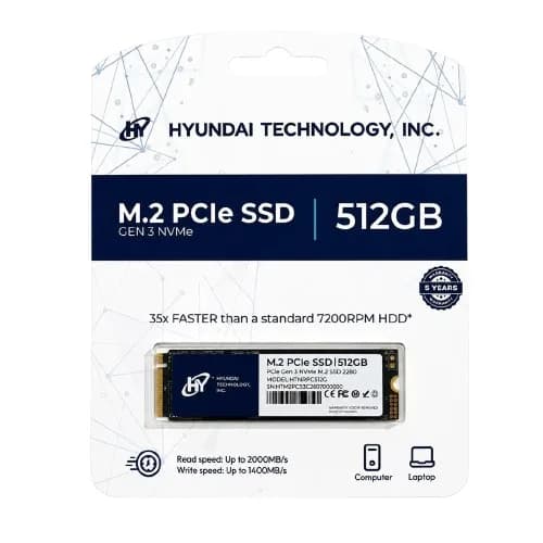 SSD HYUNDAI M.2 512GB GEN 3X4 NVME