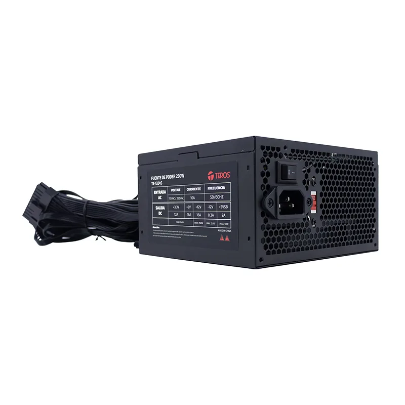 FUENTE PODER PSU STD ATX 250W TE-1324 BK