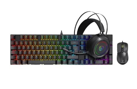 KIT 3 EN 1 GAMING, MIC MIRAGE GTX2003-3K BLACK, RED SWITCH RMA01/1044